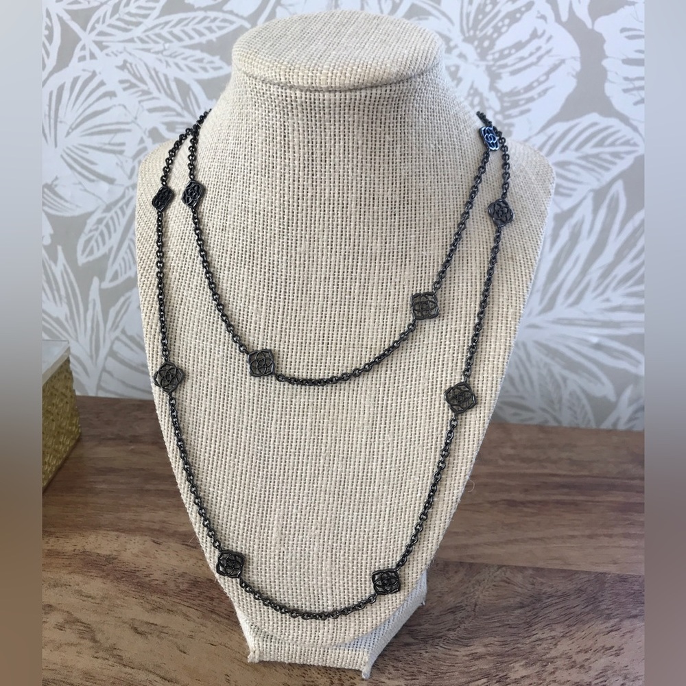 KS Gunmetal Devalyn Necklace